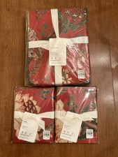 New POTTERY BARN Dahlia F/Q Duvet Cover 2 EURO SHAMS