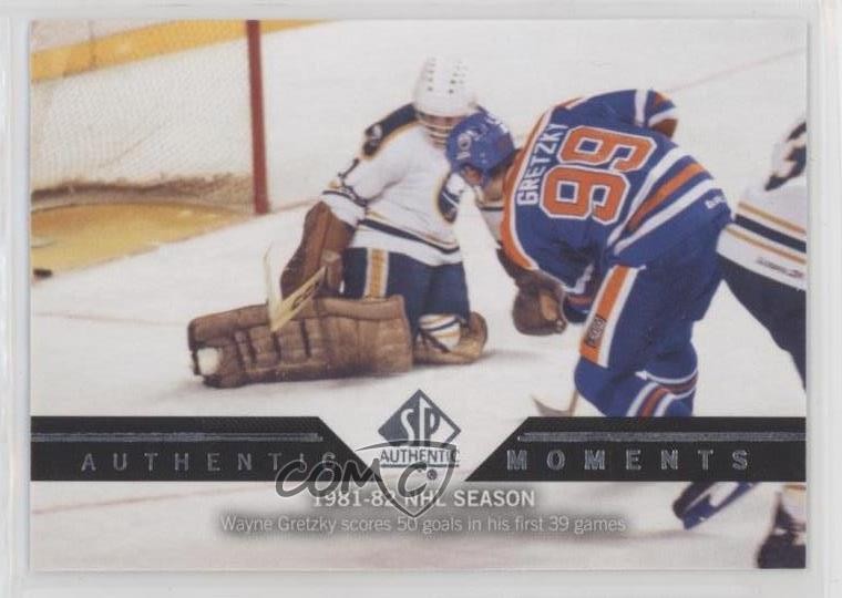 2013-14 SP Authentic Authentic Moments Wayne Gretzky #168 HOF 2d8