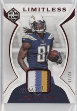2018 Panini Limited Limitless Materials Ruby Spotlight /10 Mike Williams 0ja4