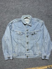 Vintage Lee Patd 153438 Trucker Denim Jacket USA Made 80s/90s Thrashed