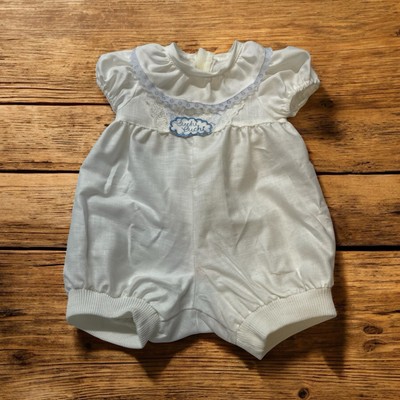 Vtg Baby Doll Cuchi Cuchi Outfit Embroidered With  Cuchi Cuchi  READ NO DOLL