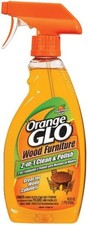 Orange Glo Wood Furniture 2-in-1 Clean and Polish Spray, 16 Fl Oz (Pack of 2) 