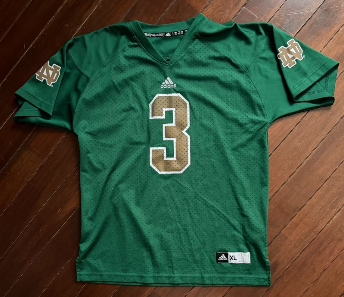 adidas Notre Dame Football Jersey, Youth XL