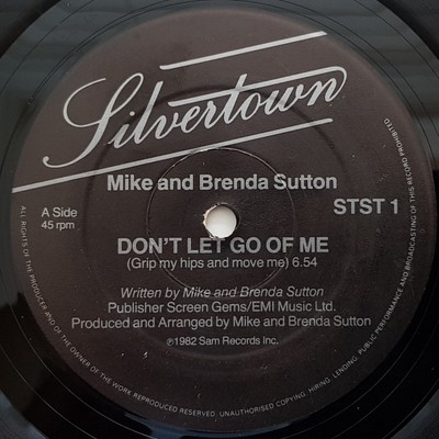 Mike & Brenda Sutton - Don't Let Go Of Me (Grip My Hips And Move Me) (12'') (Near