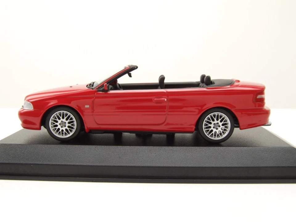 Volvo C 70 Cabrio 1998 Rosso Modellino Auto 1:43 Maxichamps - Immagine 3 di 4