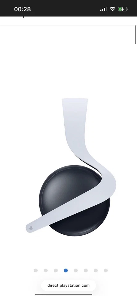 Sony PULSE 3D Cuffie da Gioco Wireless per PlayStation 5 - White NEW, NUOVE - Immagine 3 di 3