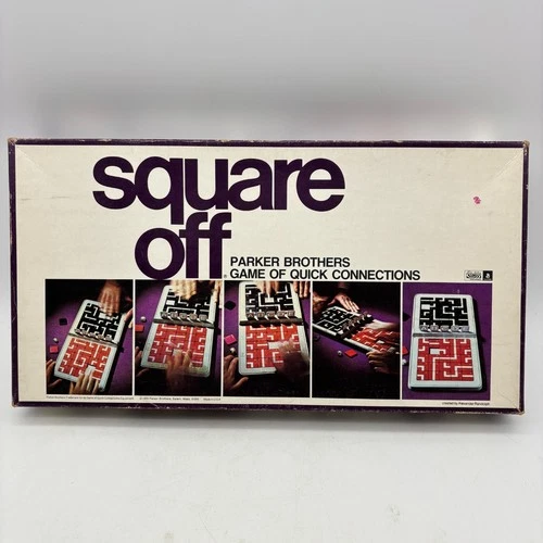 VINTAGE Square Off COMPLETE Parker Brothers 1972 Classic Strategy Board Game