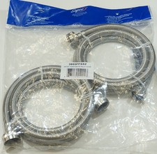 Supco  " X 5' Stainless Steel Inlet Hose for Washers, Package of 2, 3805FFSS2