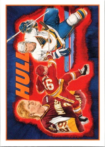 1991 UD Upper Deck #9 Brett Hull Hockey Heroes Brett Hull HOF - kostenloser Versand!