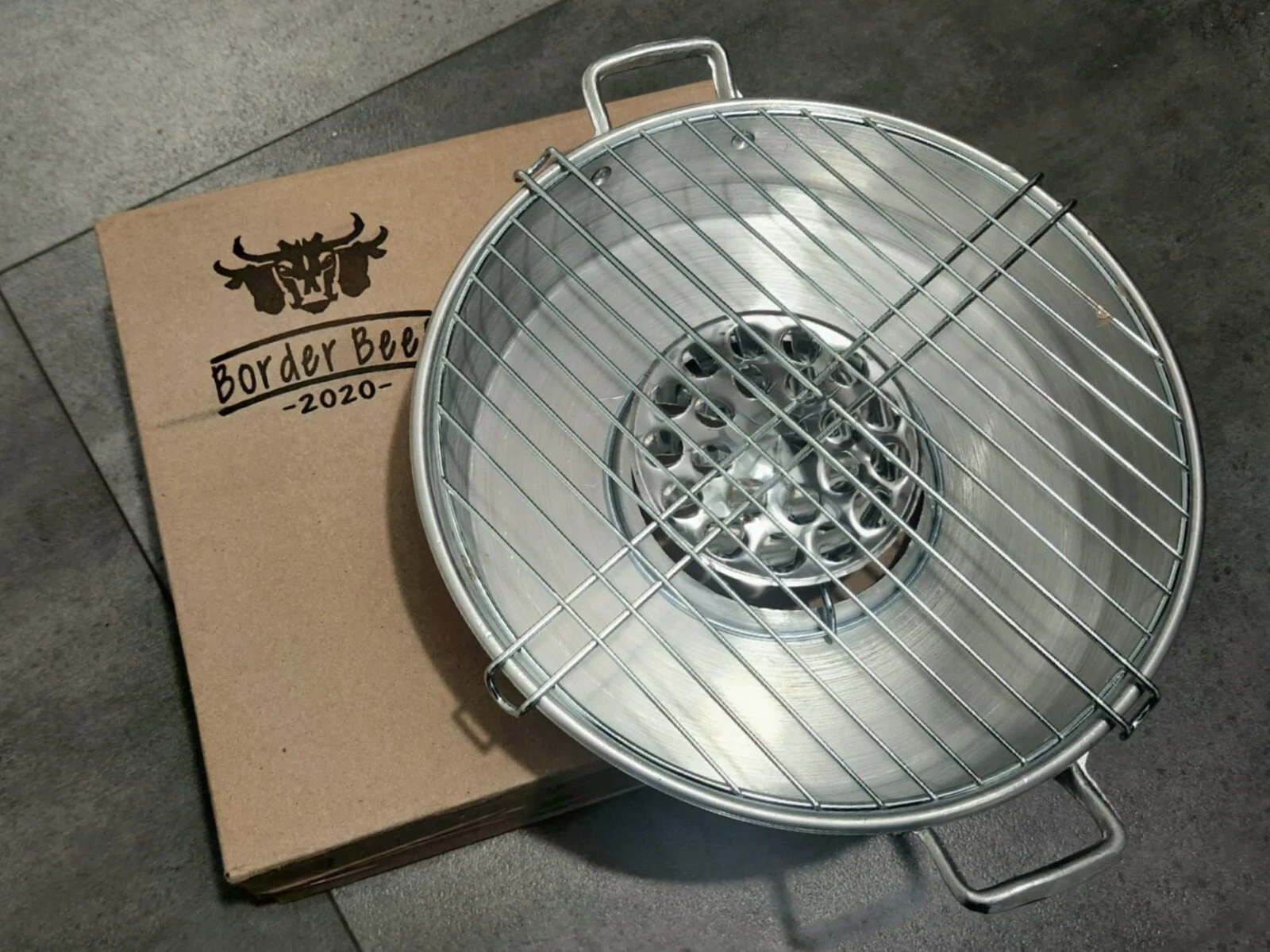 Asador Fugitivo Para Estufa Disco Giratorio Silver Heat dissipation Lightweight