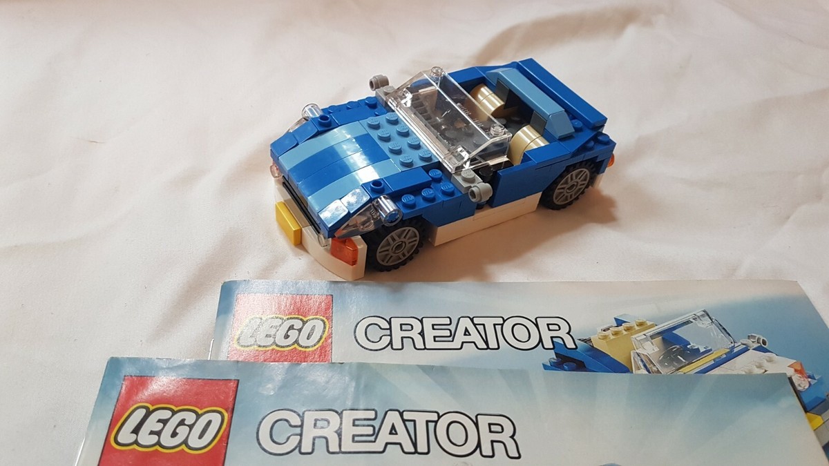 Lego 6913 Set Blue Roadster 3-in-1 673419167154|