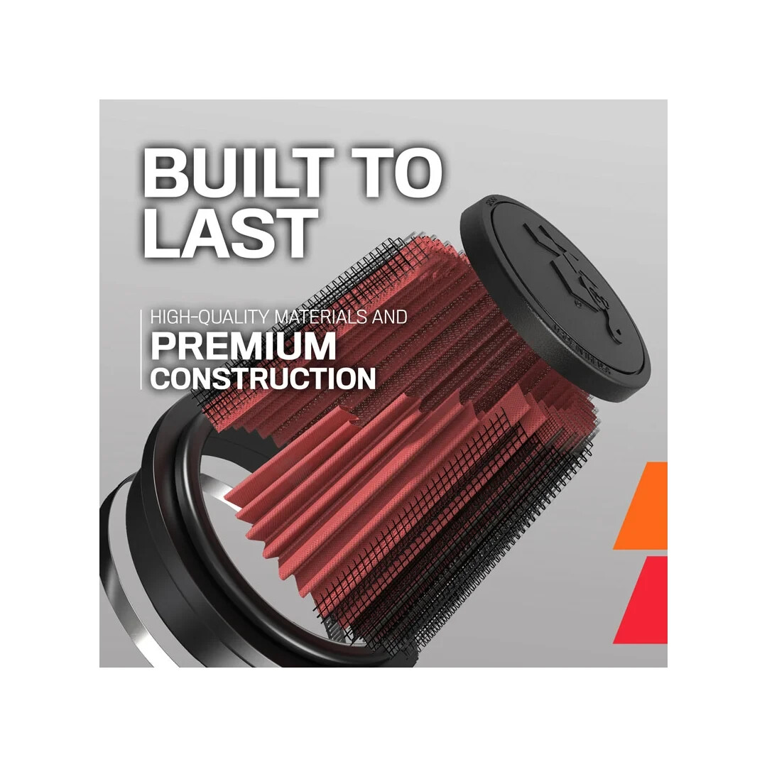 K&N RU-5147 Universal Clamp-On Air Filter