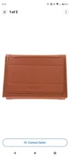 Tommy Hilfiger Men's RFID-Protected Leather TriFold Wallet, ID Holder (Tan) $55