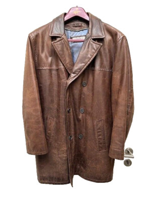 KARL LAGERFELD HERREN LEDERMANTEL Large-X-Large