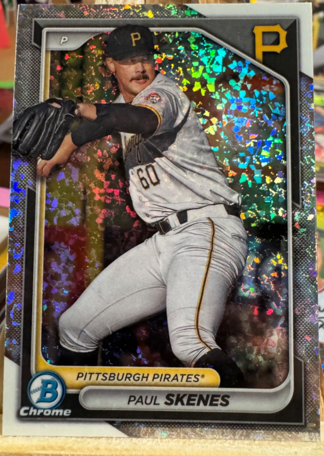 2024 Bowman - Chrome Prospects Mini-Diamond Refractor #BCP-125 Paul Skenes (RC)