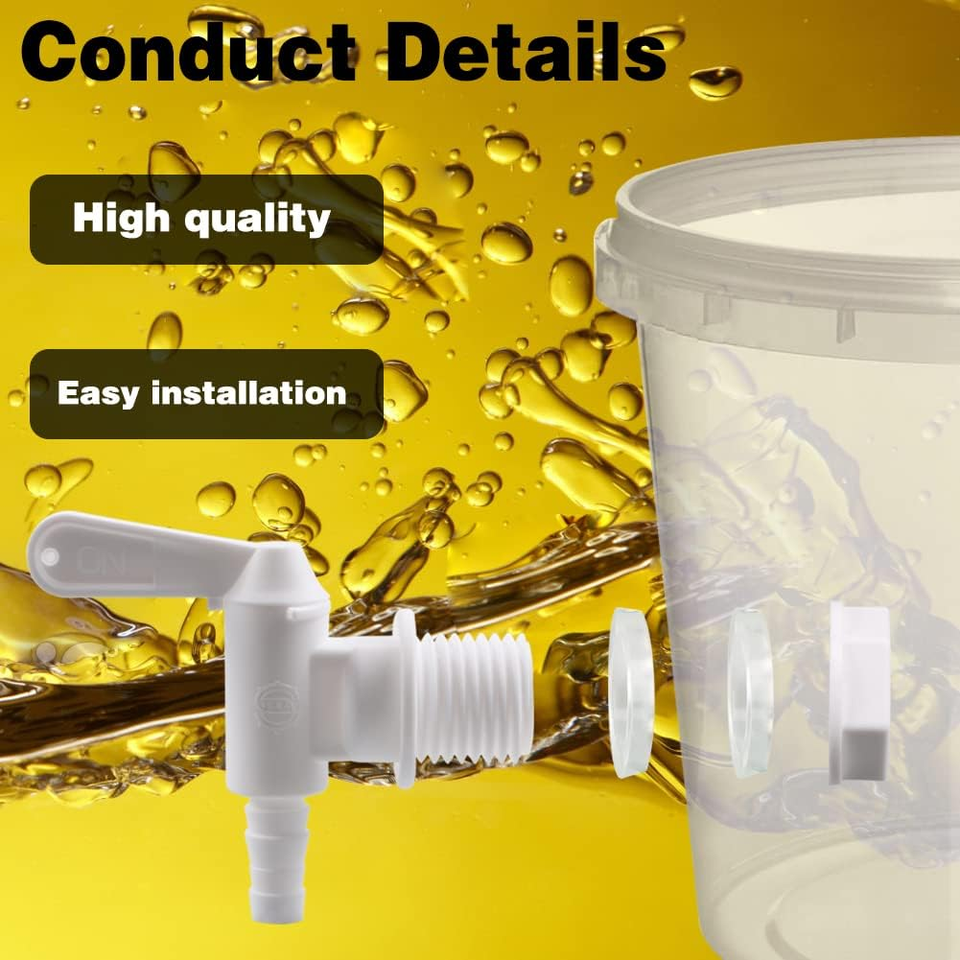 2 PACK Bottling Bucket Plastic Spigot, Spigot for Beer or Soda
