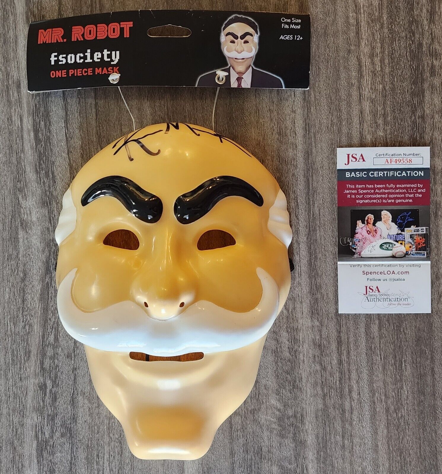 pen vride redde Rami Malek Signed Mr Robot Fsociety Mask Hacker Group TV Show Actor Queen  JSA | eBay