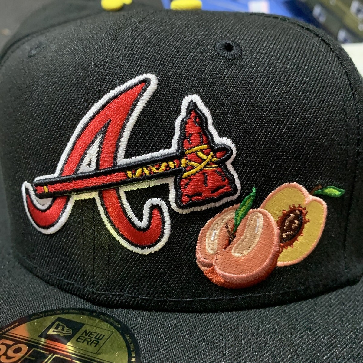 RARE MIGOS OFFSET x ATLANTA BRAVES NEW ERA BASEBALL CAP HAT FITTED 
