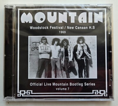 Mountain - Live @ Woodstock Festival / New Canaan H.S. 1969 - CD NEW & SEALED