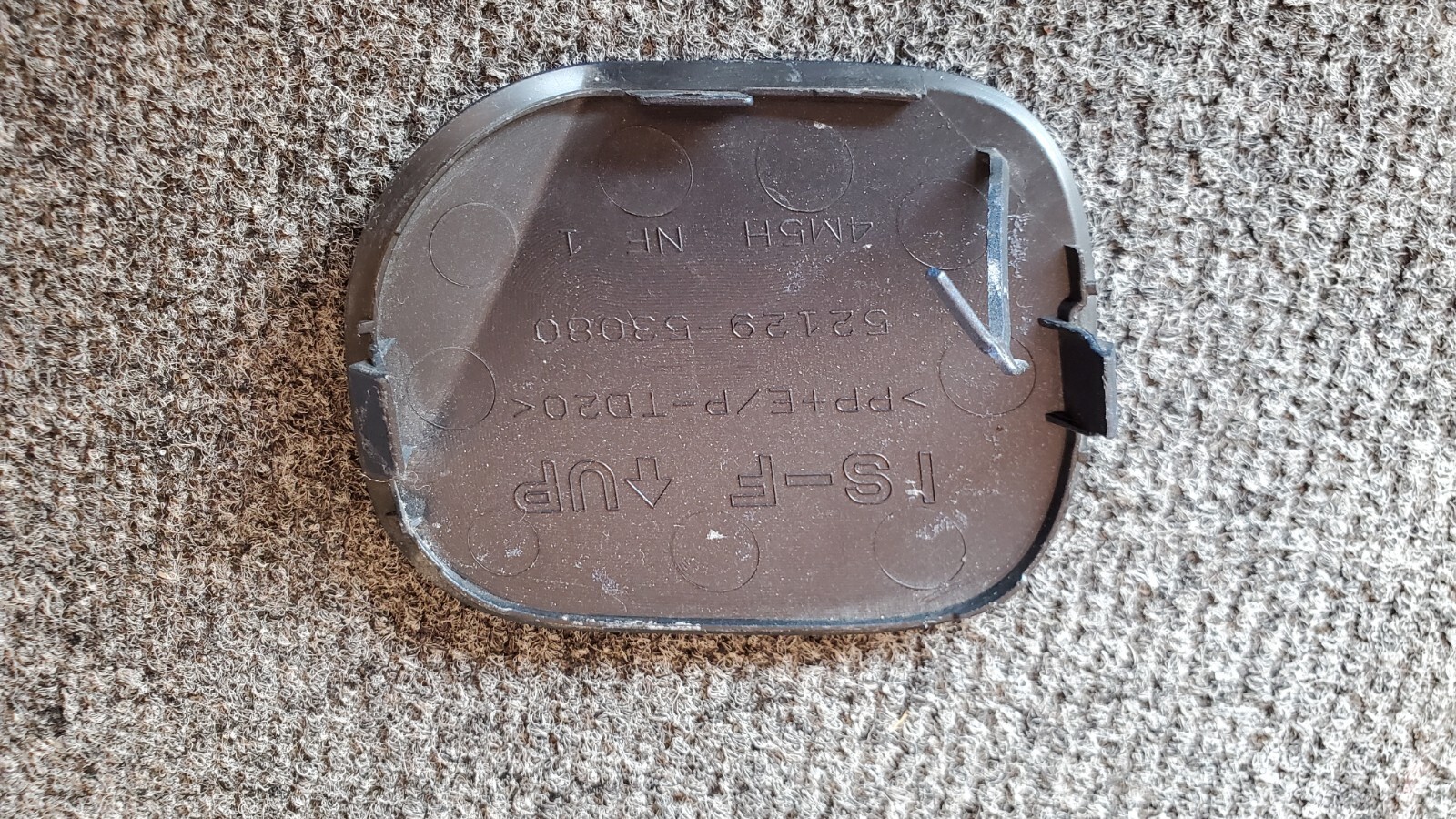 Lexus 2015 Is250 F-sport Front Bumper Cover Tow Hook 52129-53080  