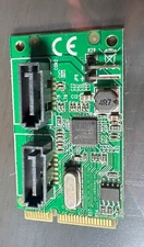 Syba 2 Port SATA III Mini PCI-e 2.0 Card - SD-MPE40056