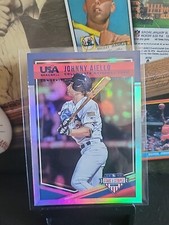2018 Panini Stars & Stripes Johnny Aiello Longevity Parallel 24/49 Blue Jays 🔥