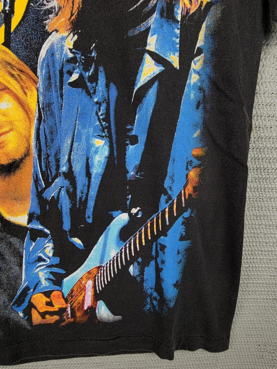 その他 kerrang NIRVANA Kurt Cobain Nirvana Kurt Cobain T-shirt size large double sided black