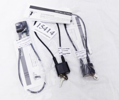 Allen 15 pulgadas bloqueo de cable recubierto acero 2 llaves se adapta a pistola bicicletas césped equipo 3 envío - Imagen 2 de 10