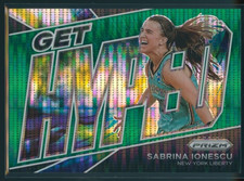 Sabrina Ionescu 2022 Panini Prizm WNBA Get Hyped Green Pulsar Jersey # 20/25