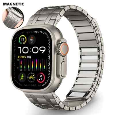 316L Steel AP Style Magnetic Links Band for Apple Watch Ultra