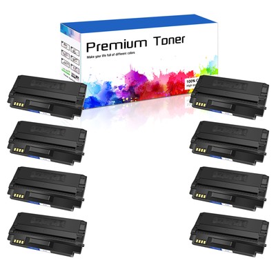 8 - Pack ML1630 Black High Yield Toner Cartridge for Samsung SCX-4500 SCX-4500W