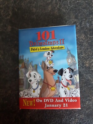 101 Dalmatians II Patch's London Adventure Movie Lapel Pin Button Pinback
