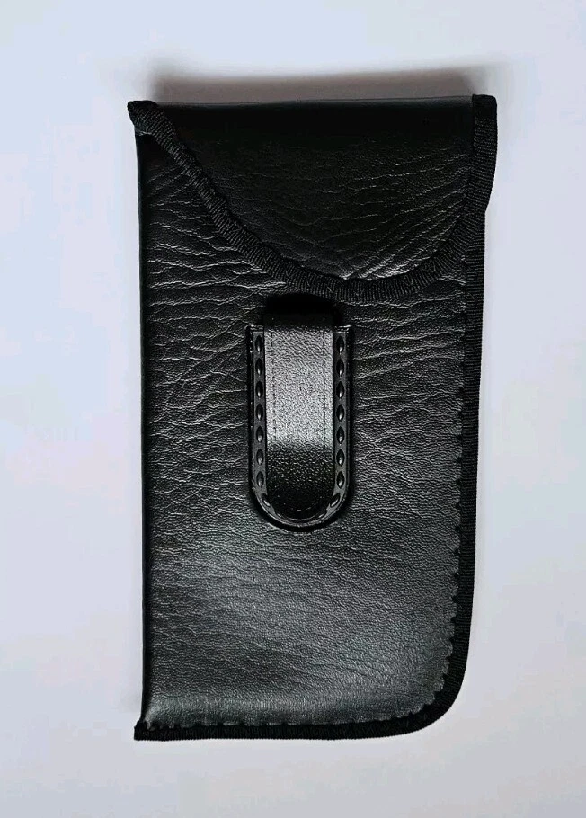 Soft black feltbags belt case cover pocket eye-wear reading sunglasses spectacle - Image 4 of 4