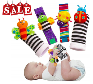 Medias Calcetines De Juguetes Didacticos Sonajeros De Para Bebe Aprende Jugando Ebay