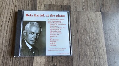 Bela Bartok at the Piano Four Sonatas Liszt Scarlatti CD SEALED NEW Bagatelle