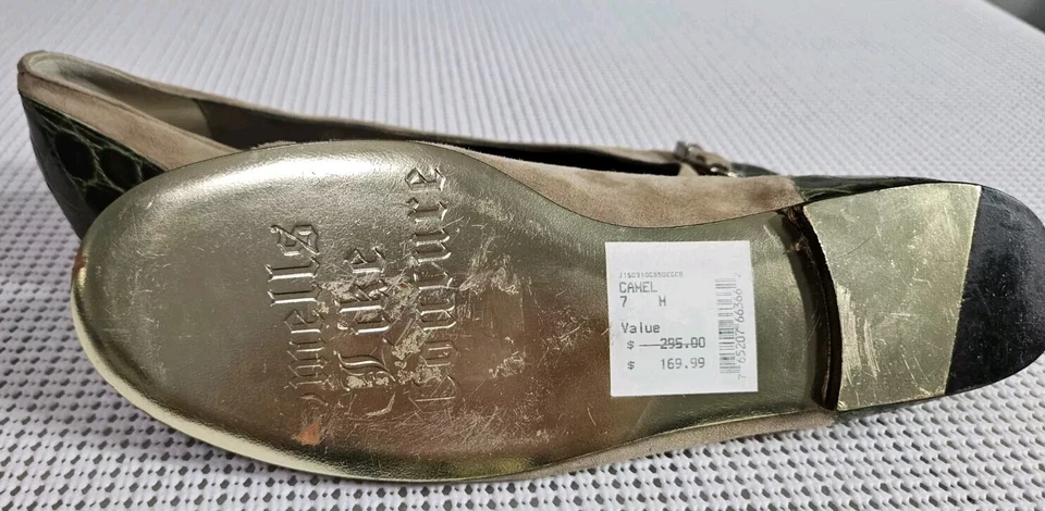 Zapatos planos de ballet vintage Y2K Juicy Couture para mujer talla 7 Foto 3 de 4