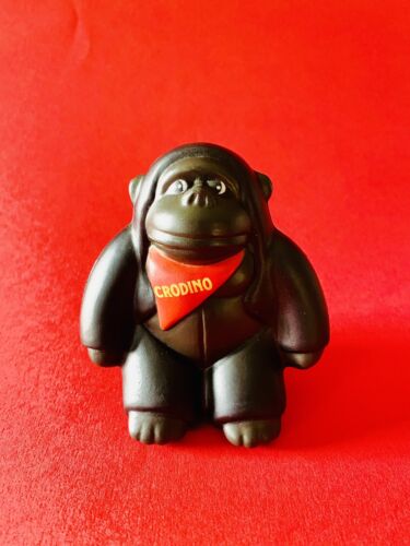 🔴 gorillla CRODINO introvabile pupazzo pubblicitario vintage gomma antistress - Foto 2 di 5