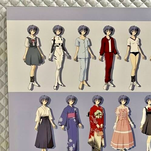 Evangelion Rei Ayanami Ayanami Training Plan Promotion B2 Poster