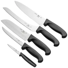 Choice Essential 5-Piece Knife Set with Black Handles