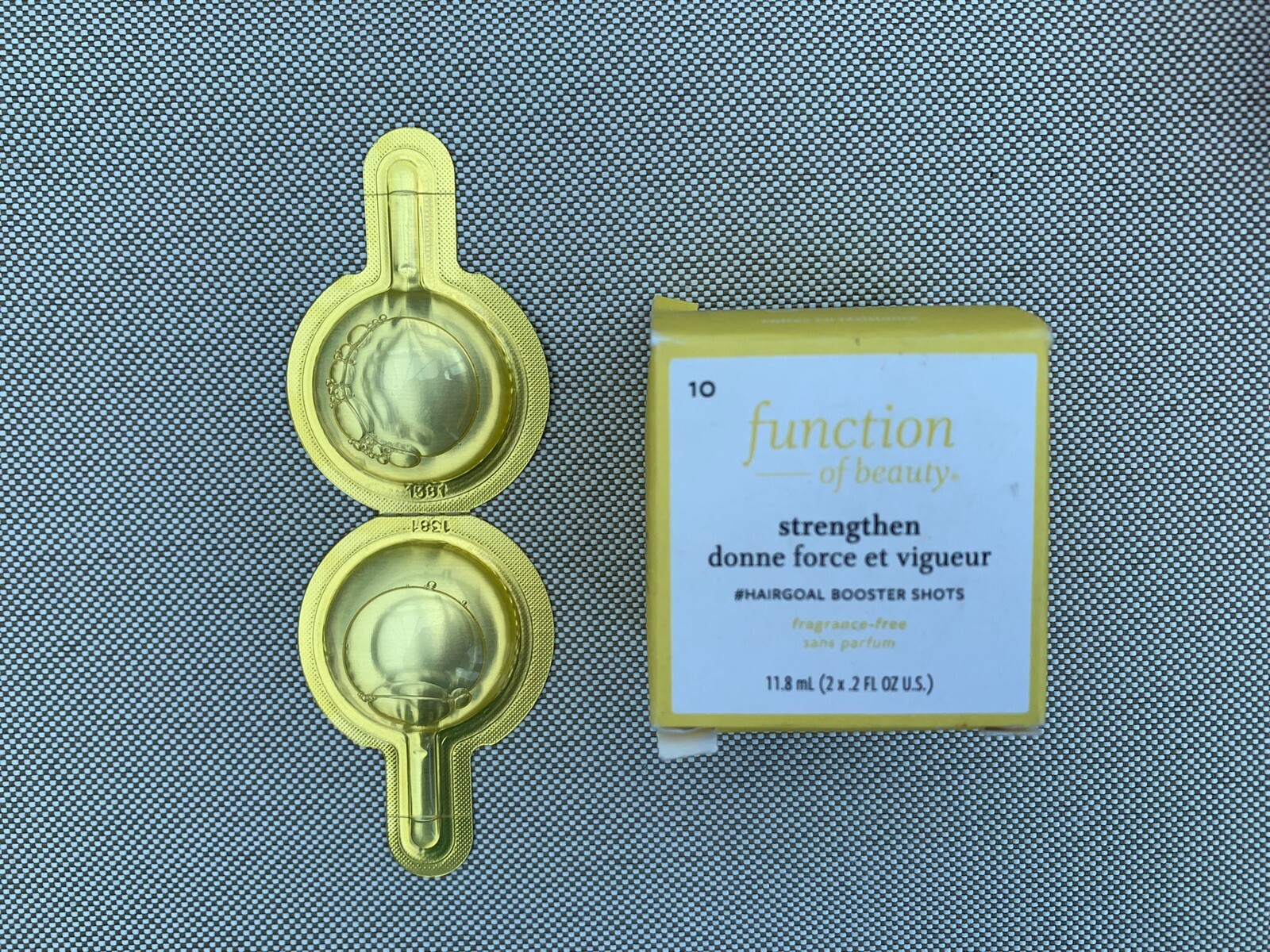 Function of Beauty 10 STRENGTHEN Hairgoal Booster Shots For Hair 2 Pack BNIB