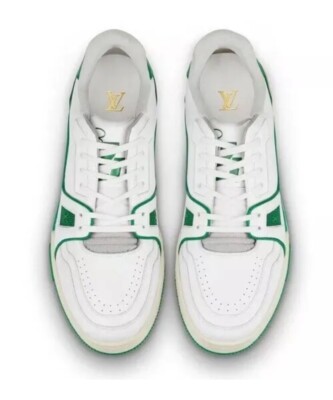 Louis Vuitton Virgil Abloh LV 408 Trainer Low Sneaker Vert  display picture 3