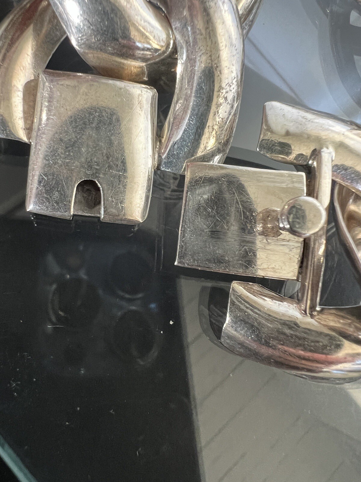 159gr Vintage Solid Sterling Silver Oversize Miam… - image 22