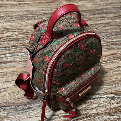 Juicy Couture juicy fruit chestnut brown canvas cherry print backpack new‎ s-l1200.jpg main image 4