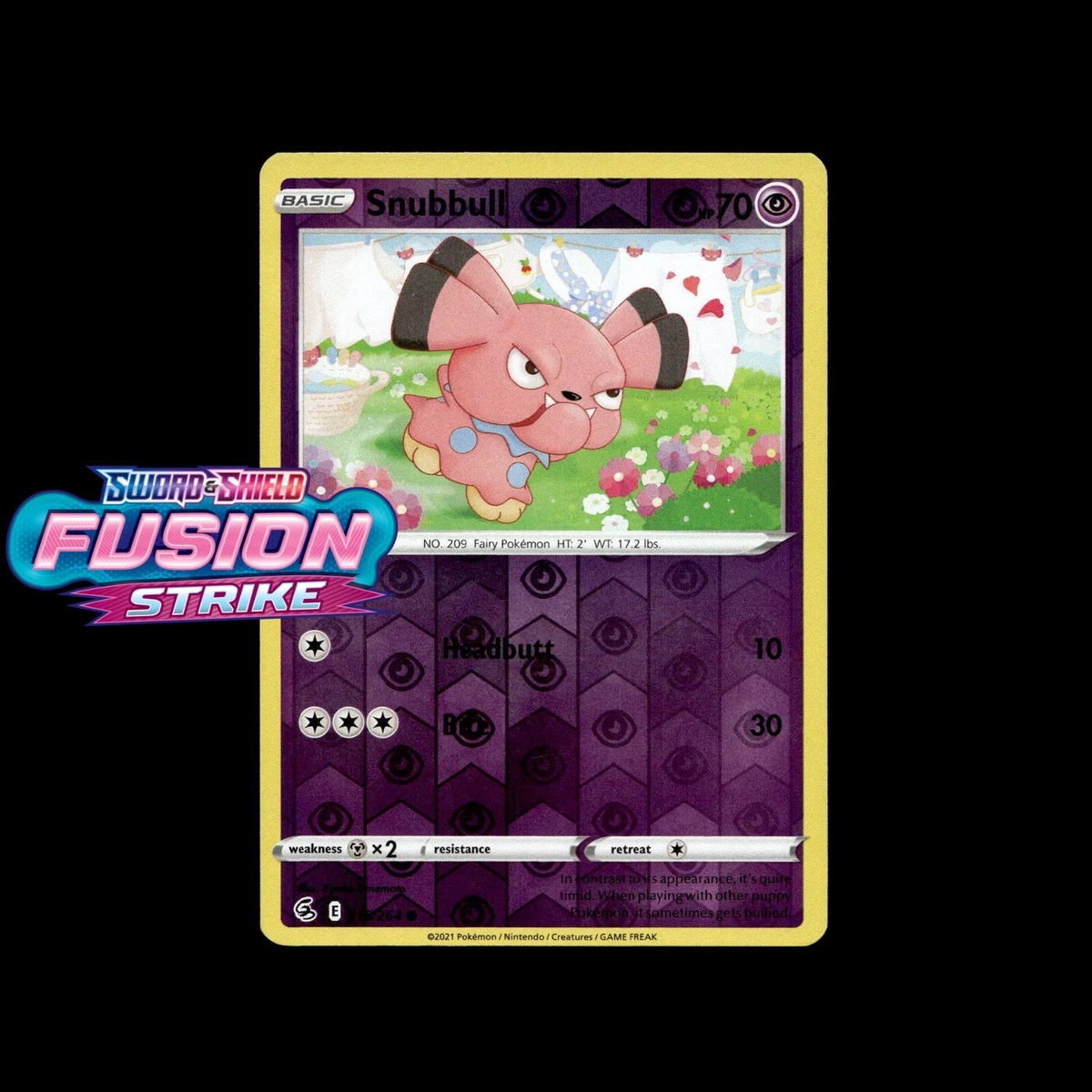 Snubbull 115/264 Swsh08: Fusion Strike for sale | eBay