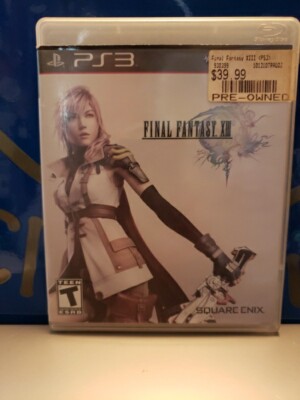 PS3 Untested Square ENIX Final Fantasy XIII Complete Manual