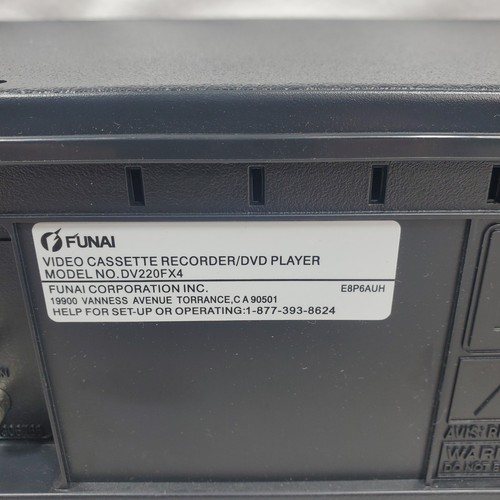 FUNAI DV220FX4 DVD Player VCR Combo No Remote Works - Picture 8 of 13