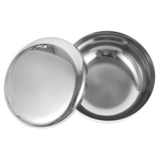 Men's Stainless Steel Shave Soap Cup Shinning Shaving Mug Bowl