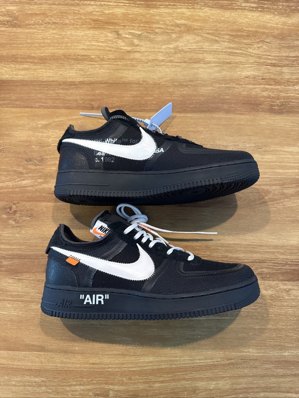 OFF WHITE X NIKE Taglia 11.5 Nike Air Force 1 Low x OFF WHITE Nero 2018