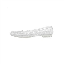 Jelly Clear PVC Ballet Flats Shoes Sandal Square Toe Women's Fashion Casual Gift