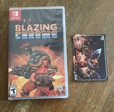 ebay® Auktion 287484793356 | Blazing Chrome - Limited Run - neu / sealed inkl. Sammelkarte - Nintendo Switch Thumbnail of ebay® auction 287484793356 | Blazing Chrome - Limited Run - neu / sealed inkl. Sammelkarte - Nintendo Switch